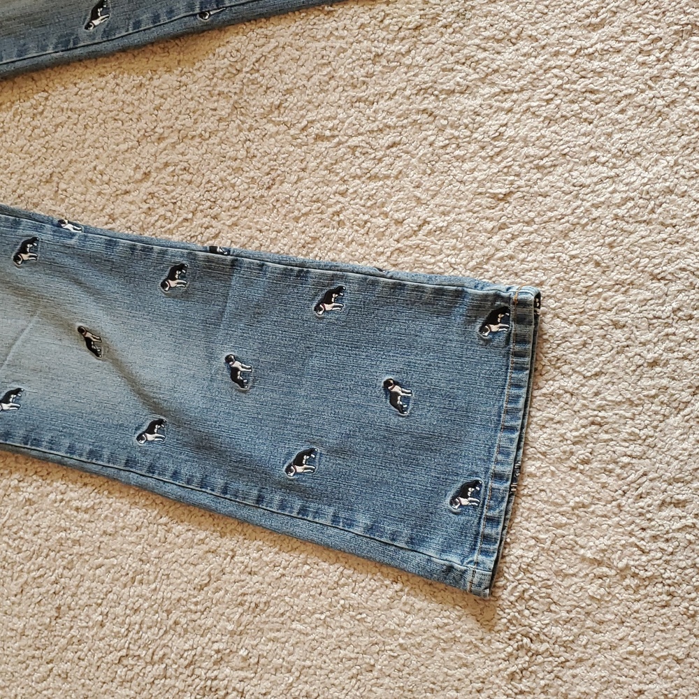Lilly Pulitzer Blue Jeans Denim with Dog Embrodery - Picture 15 of 16